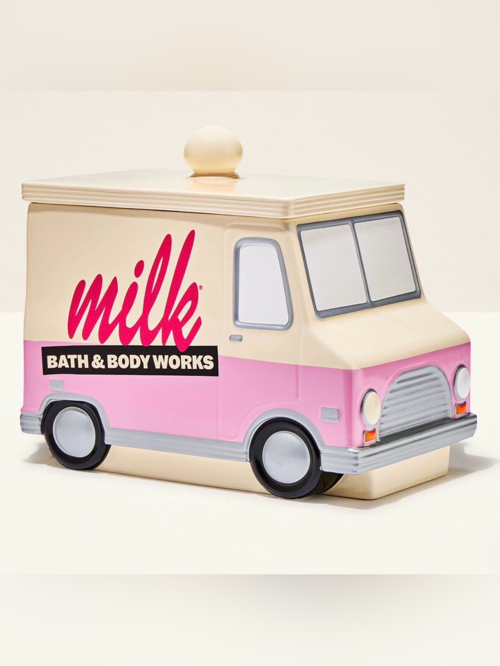 Bath & Body Works Pink & Cream MILK BAR collab Jar